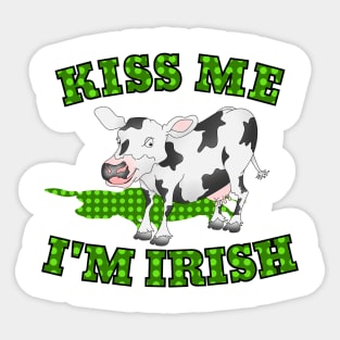Kiss me I'm Irish Sticker
